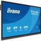 10. iiyama TN6505A-B1AG signage display Interactive flat panel 163.8 cm (64.5") 500 cd/m2 4K Ultra HD Black Touchscreen