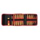 3. Insulated screwdriver set + bits 50 pieces YATO YT-28293