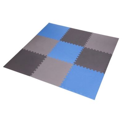 Multipack One Fitness MP10 puzzle mat blue-gray 9 pieces 10 mm