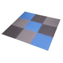 Multipack One Fitness MP10 puzzle mat blue-gray 9 pieces 10 mm