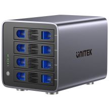 Unitek RAID Enclosure for SATA 2.5''/3.5'' Drives 8 Modes 80TB USB-C