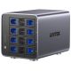 Unitek RAID Enclosure for SATA 2.5''/3.5'' Drives 8 Modes 80TB USB-C