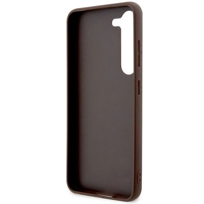 7. Guess 4G Metal Gold Logo case for Samsung Galaxy S24+ - brown