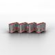 2. Lindy 40450 Port Blocker Port Blocker + USB Type-A Dongle Pink Acrylonitrile Butadiene Styrene (ABS) 5 pcs.