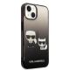 4. Karl Lagerfeld KLHCP14STGKCK iPhone 14 6,1 "hardcase black / black Gradient Ikonik Karl & Choupette