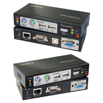 Lindy Cat.5 KVM Extender Combo 300, PS/2, USB and VGA