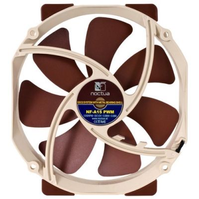 4. NOCTUA 150mm fan (120mm mounting) SSO2, PWM