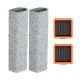 Roller mopping brush for UWANT D700Pro vacuum cleaner (2 pieces) + HEPA filter (2 pieces)
