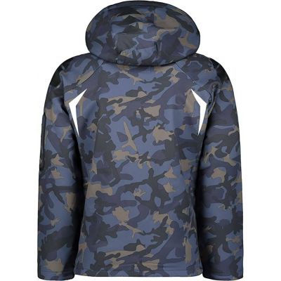 3. Men’s Navy Softshell Jacket Geographical Norway Techno (WU4549H-GN-NAVY-GREEN)