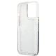 7. Guess GUHCP13LLFLSB iPhone 13 Pro / 13 6.1" blue/blue hardcase Flower Liquid Glitter