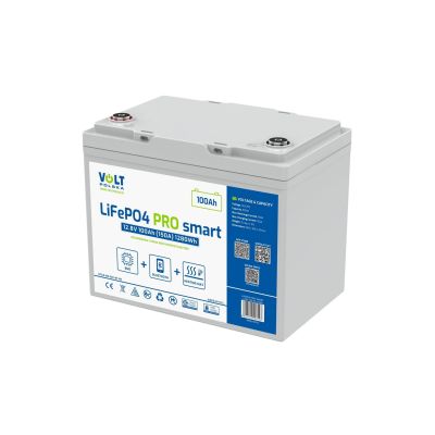 LiFePO4 Battery Volt Polska PRO SMART 12.8V 100 Ah (150A) BMS BLUETOOTH + HEATING MAT