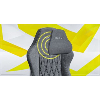 14. HATOR Darkside 3M Fabric Universal Gaming Chair Gray