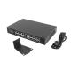 9. SWITCH LANBERG RSFE-24P-2C-250 24X 100MB POE+/2X COMBO RACK 19" GIGABIT ETHERNET 250W
