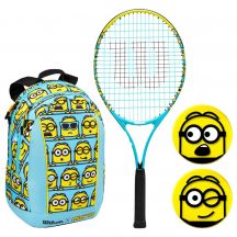 Wilson Minions 2.0 Kit 25 tennis racket with backpack 3 7/8 Jr WR097510F