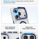7. Spigen Ultra Hybrid Optik S MagSafe Case for iPhone 18 Pro Max / 17 Pro Max - Clear Navy Blue