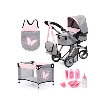 Bayer Doll Pram, City Star Crib Mega Set 18333AB