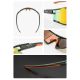 3. Rockbros SP258 ROAD TO SKY Cycling Glasses Polarized Orange Lenses - Green