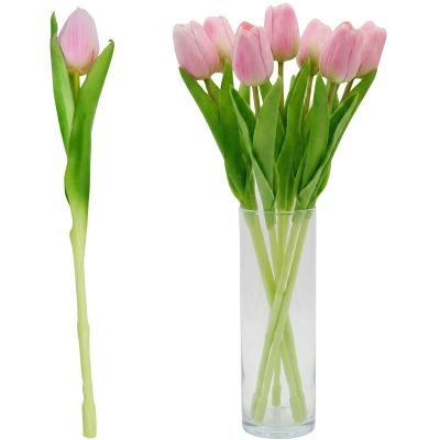 PINK TULIP 31CM LIFE-LIKE SPRING DECORATION