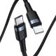 2. Baseus CATLKLF-G1 Lightning - USB-C PD QC cable 18W 480Mb/s 1m - black and gray
