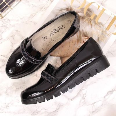 4. Comfortable patent slip-on shoes T.Sokolski W SCA62, black