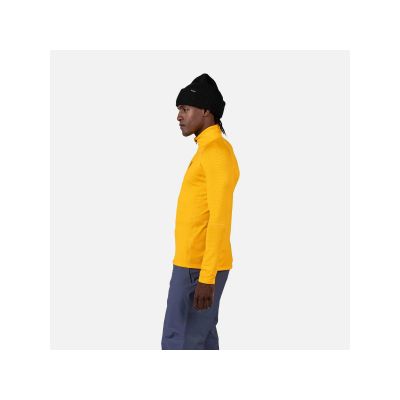 4. ROSSIGNOL Blackside Fleece Hz Men's Sweatshirt Yellow