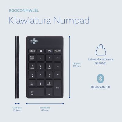 19. R-Go Numpad Break Black