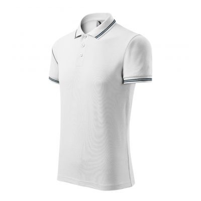 Adler Urban M MLI-21900 white polo shirt