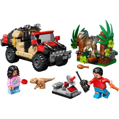 3. LEGO Jurassic World 76972 Raptor Escape Off-Road