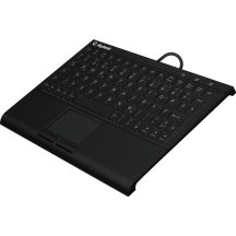 KeySonic KSK-3211ELU (DE) Keyboard Home USB QWERTZ German Black