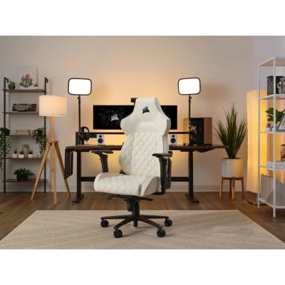 6. Corsair TC500 LUXE Gaming Chair Upholstered Seat Beige