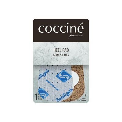 Coccine cork and latex heel cup