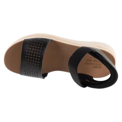 3. Skechers Slip-Ins: Bobs Sun Ray 114415-BLK Black Size 36
