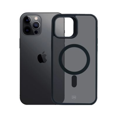 9. 3mk Smoke MagCase for Apple iPhone 12 Pro Max - Black