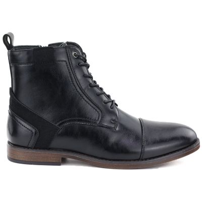 2. Men's high ankle boots, uninsulated, black, Vanhorn WN32309