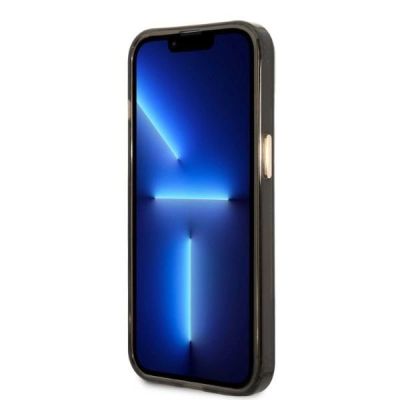 5. Guess Gold Outline Translucent MagSafe case for iPhone 13 - black