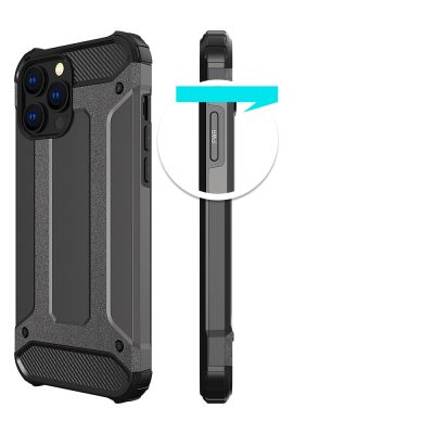 3. Hybrid Armor case for iPhone 14 Pro armored hybrid cover blue