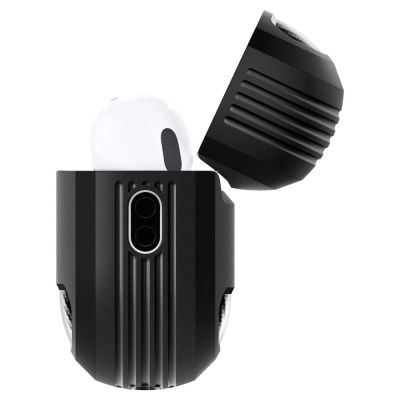 5. Spigen Rugged Armor Case for Apple AirPods Pro 1 / 2 - Matte Black