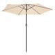 10. GARDEN UMBRELLA 300CM FOLDING BEIGE