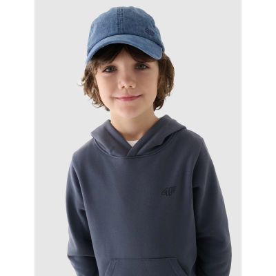 2. Boy's sweatshirt with hood, open, 4F Junior 4FJWMM00TSWSM1292-25S