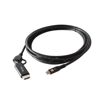 3. Equip 128437 3m USB Type-C HDMI + USB Type-C Cable Adapter Black