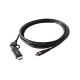 3. Equip 128437 3m USB Type-C HDMI + USB Type-C Cable Adapter Black