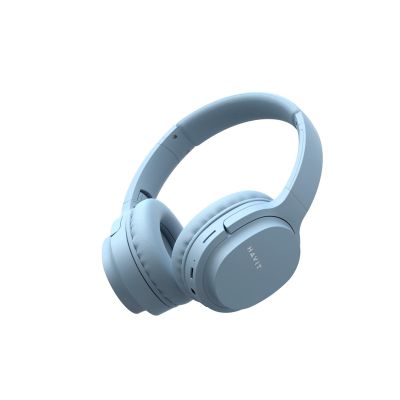 4. Havit I62 blue wireless on-ear headphones