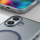 9. Magnetic Abrasive iPhone 17 Case Compatible with MagSafe - Matte Blue