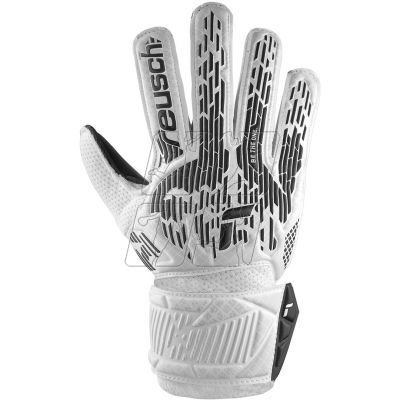 2. Reusch Attrakt Solid Jr 5472016 1101 goalkeeper gloves