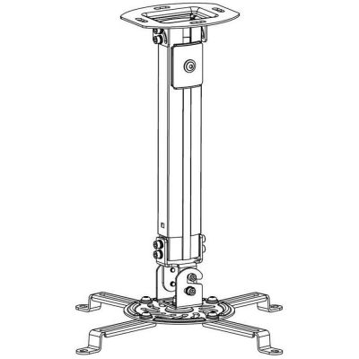 4. TECHLY PROJECTOR CEILING MOUNT 54-90CM 13.5K