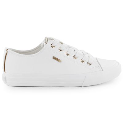 2. Women's low-top sneakers, eco-leather, white, Big Star RR274748