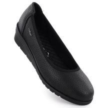 Rieker L5360-00 Women's Black Leather Slip-On Shoes
