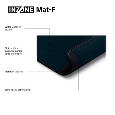 11. Sony INZONE MAT F Gaming Mouse Pad Black