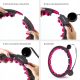 16. HHM16 HULA HOP BLACK/PINK WITH MAGNETS AND WEIGHT + HMS COUNTER
