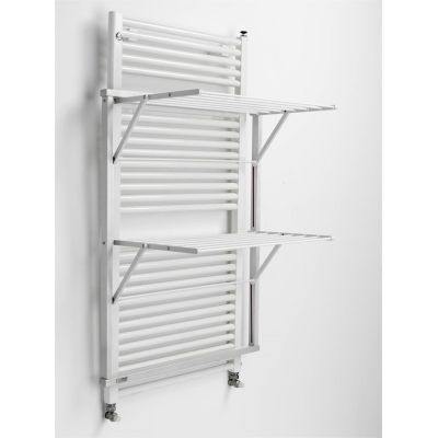 Radiator-Mounted Clothes Dryer - 89 x 68 cm, White